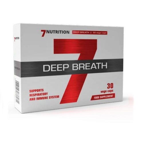 DEEP BREATH™ - Légzőrendszer & Érrendszer Tisztítás, Immunerősítés & Gyulladáscsökkentés - 30 Növényi Kapszula - 7Nutrition