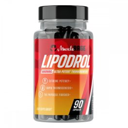   LIPODROL™ - Extrém Szintű Zsírégetés Több Oldalról - 90 Kapszula - Muscle Rage