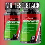 MR TEST STACK - Extrém Tesztoszteron Fokozó Csomag - Fadogia Agrestis + Tongkat Ali - 120 Kapszula - Muscle Rage
