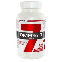   OMEGA 3 XXL - Mega Dózisú Omega3 Nagy Kiszerelésben - 220 Halolaj Kapszula - 7Nutrition