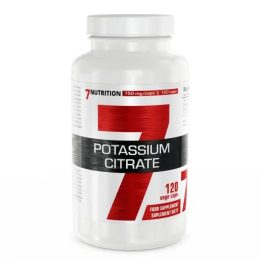   POTASSIUM CITRATE - Szerves Kálium Citrát - Érrendszer, Idegrendszer & Immunrendszer Támogatás - 120 Vegán Kapszula - 7Nutrition