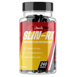   SLIN-RX™ - Izomépítés & Zsírégetés Egyszerre - Inzulinérzékenységet Fokozó - 240 Kapszula - Muscle Rage