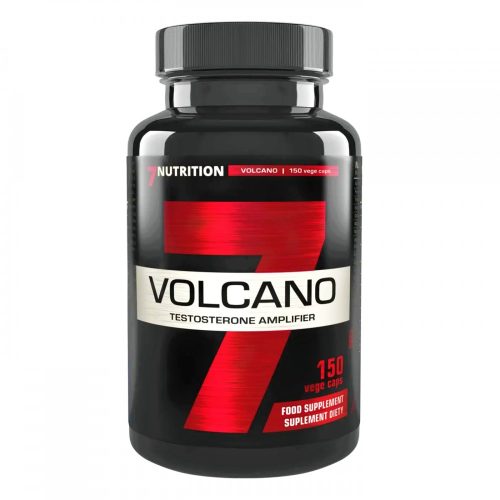 VOLCANO™ - ELŐRENDELHETŐ! - Fokozott Tesztoszteron, Libidó, Növekedési Hormon & IGF1 Szint - 150 Vegán Kapszula - 7Nutrition