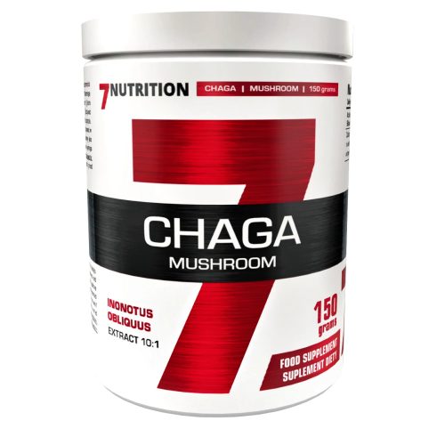 CHAGA MUSHROOM 150g - Hamvaskéreg Gomba Kivonat - Erősebb Immunrendszer, Érrendszer, Emésztőrendszer - Vegan - 7Nutrition