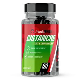   CISTANCHE™ - Fokozott Tesztoszteron, Növekedési Hormon & Androgén Receptor Aktivitás - 60 Kapszula - Muscle Rage