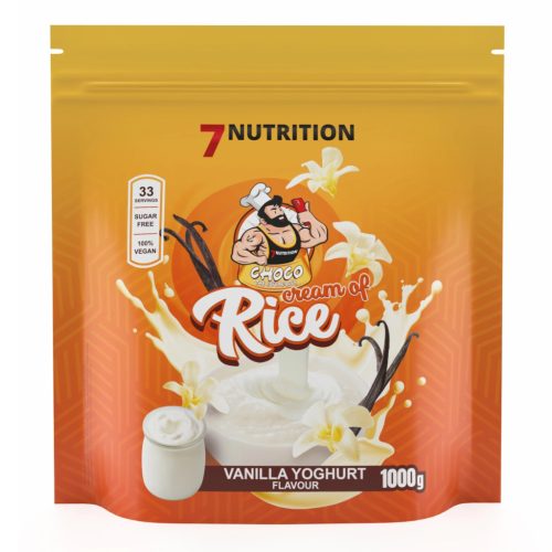 CREAM OF RICE 1000g - Instant Rizskrém - Finom & Gluténmentes Szénhidrát - Instant Rizskása - 1KG - 7Nutrition