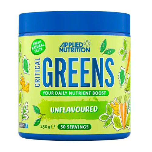 CRITICAL GREENS™ - Zöldségek, Növény Kivonatok, Algák - Természetes Multivitamin Alternatíva - 250G - Applied Nutrition