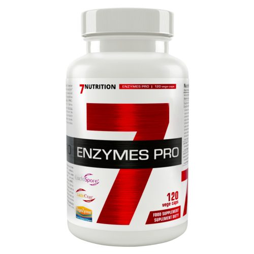 ENZYMES PRO™ - Enzim Komplex - Emésztőrendszer Támogatás - Fokozott Tápanyag-Felszívódás - 120 Kapszula - 7Nutrition
