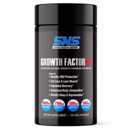   GROWTH FACTOR XT™ - Fokozott Növekedési Hormon, Tesztoszteron, Izomépítés, Alvás Minőség - 120 Kapszula - SNS