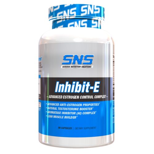 INHIBIT-E™ - Hatékony Ösztrogén Blokkolás & Tesztoszteron Fokozás - Aromatáz Enzim Blokkoló - 90 Kapszula - SNS