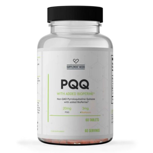 PQQ - Ultra Erős Antioxidáns & Metabolikus Aktivátor - Pyrroloquinoline Quinone - Pirrolokinolin-Kinon - 60 Tabletta - Supplement Needs