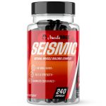 SEISMIC™ - 4az1ben Izomépítő Stack - Epicatechin + Laxosterone + HMB + Astragin - 240 Vegán Kapszula - Muscle Rage