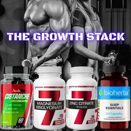   THE GROWTH STACK - Fokozott Növekedési Hormon, Izomépítés, Alvásminőség, Regeneráció - 380 Kapszula - Muscle Rage