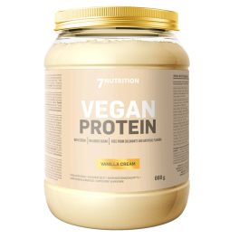   VEGAN PROTEIN 660g - Borsófehérje Izolátum & Sunbloom Napraforgófehérje - Szójamentes Vegán Fehérjepor - 7Nutrition