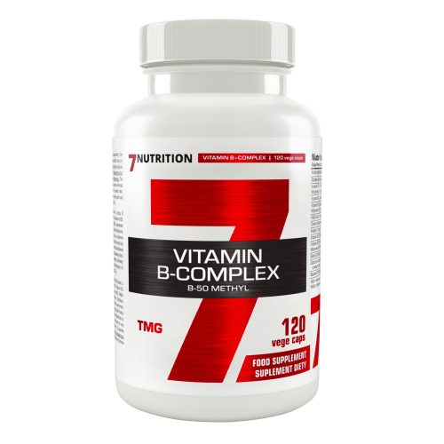 VITAMIN B COMPLEX - Szerves B Vitaminok Magas Dózisban - 120 Kapszula 120 Napra - B Komplex - 7Nutrition